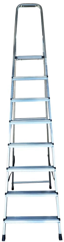 Стремянка алюминиевая Новая Высота 8 ступеней (арт. 2110108) от магазина ЛесКонПром.ру