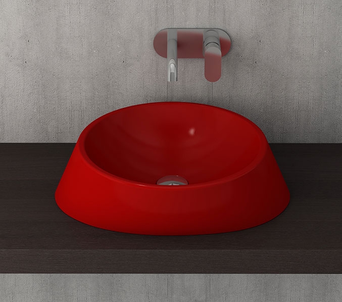 Раковина-чаша Bocchi Venezia 55 1010 Красная глянцевая от магазина ЛесКонПром.ру