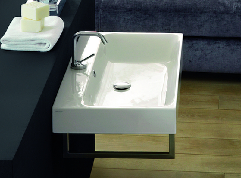 Раковина Kerasan Cento 80 353301*1 Белая от магазина ЛесКонПром.ру