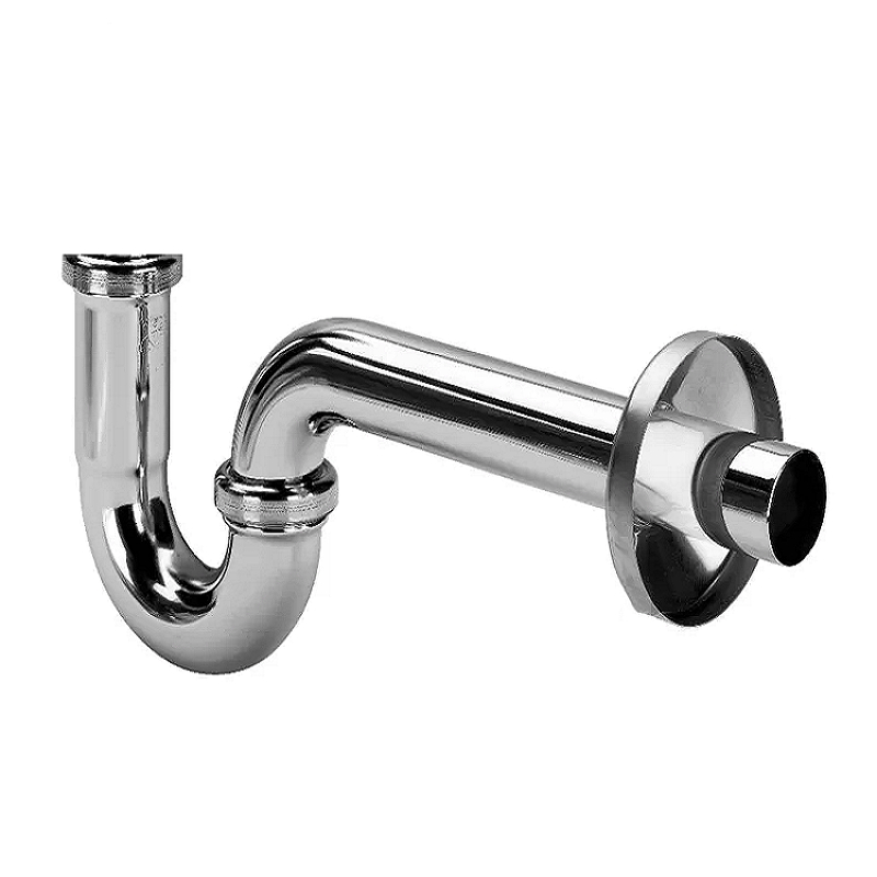 Сифон для раковины CeramaLux BC-068 Хром от магазина ЛесКонПром.ру