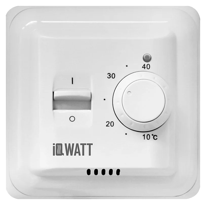 Терморегулятор IQ Watt Thermostat M белый от магазина ЛесКонПром.ру