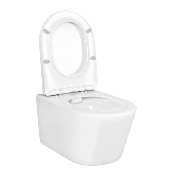 Инсталляция Aquatek Оберон с унитазом, сиденьем, кнопкой хром от магазина ЛесКонПром.ру