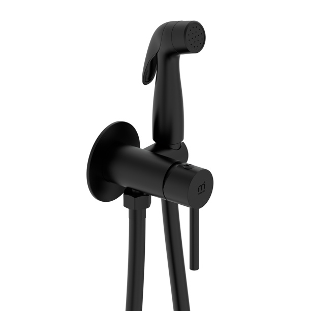 Гигиенический душ Milardo Neat встраиваемый черный от магазина ЛесКонПром.ру