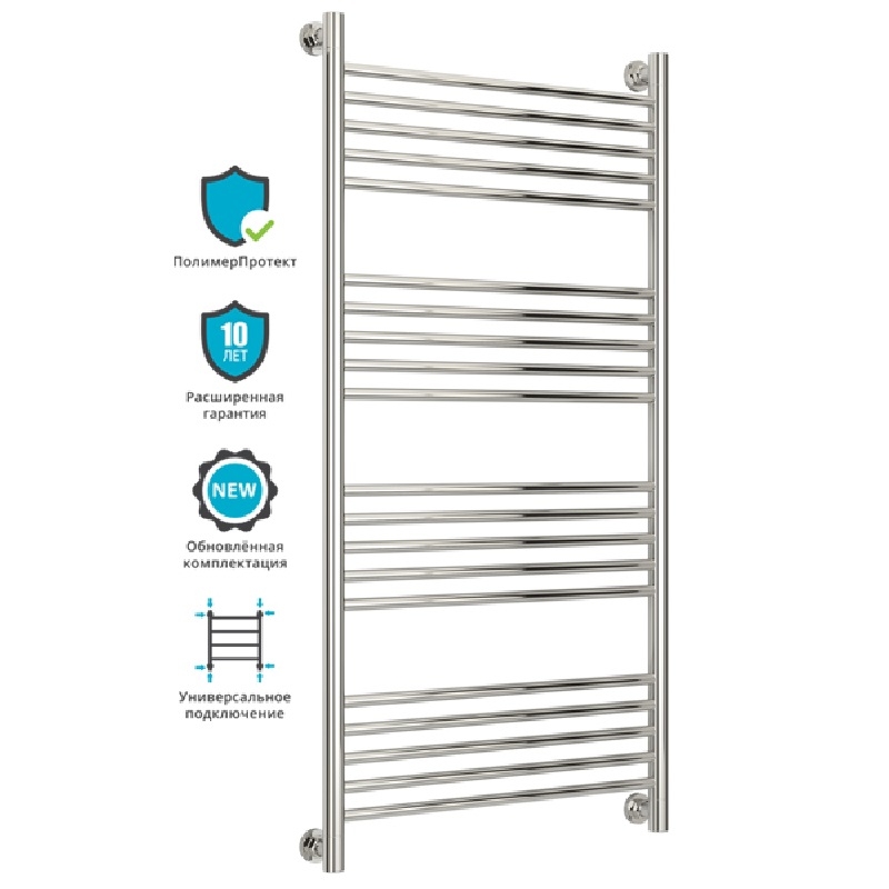 Водяной полотенцесушитель Сунержа Богема+ 1200х600 Хром от магазина ЛесКонПром.ру