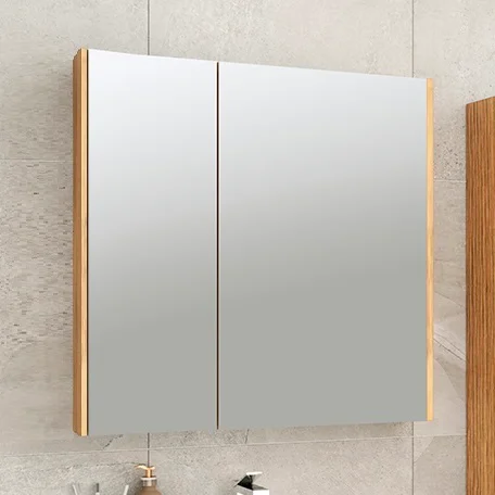 Зеркало-шкаф Emmy Дакота 60 рустик соломенный от магазина ЛесКонПром.ру