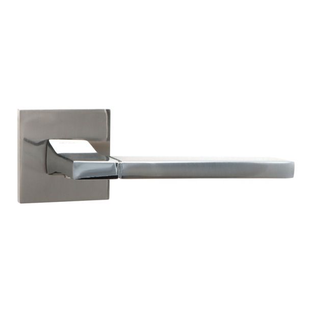 Ручки дверные NEODECO Sunset EN никель от магазина ЛесКонПром.ру