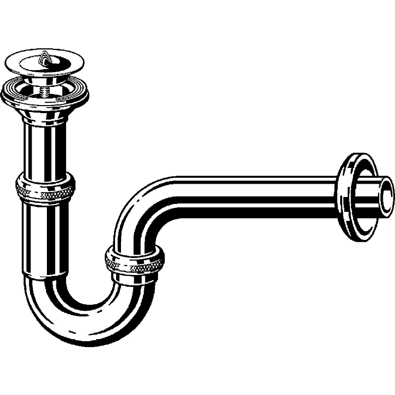 Сифон для раковины Viega Sifon 5612 111298 Хром от магазина ЛесКонПром.ру