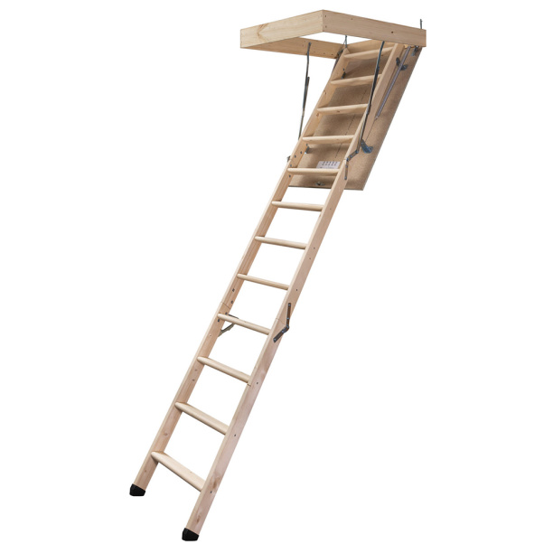 Лестница чердачная EUROLIGHT 600х1200х2800 мм от магазина ЛесКонПром.ру