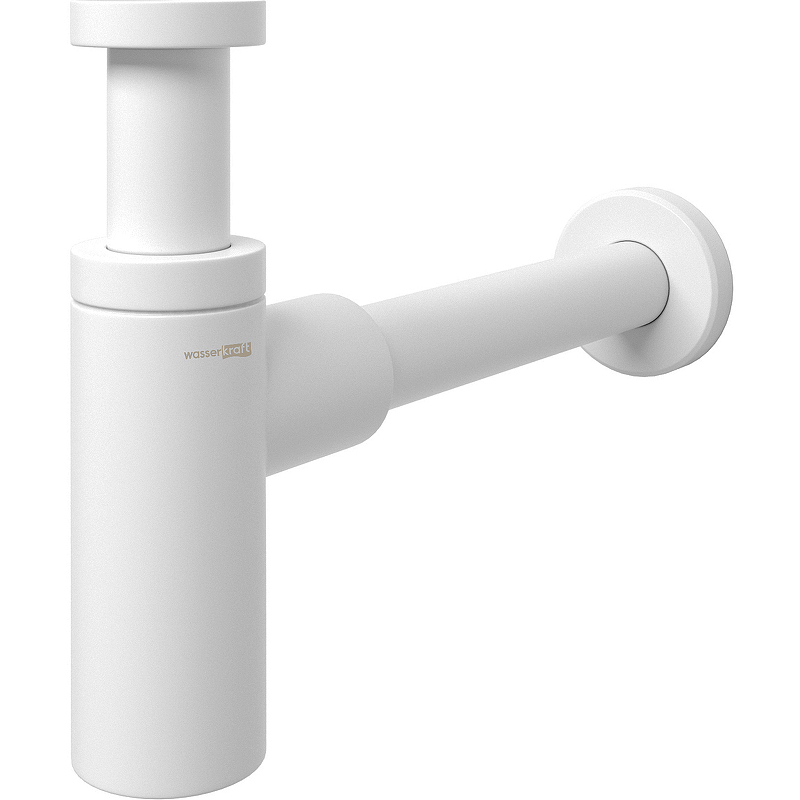 Сифон для раковины WasserKRAFT Mindel A150 Белый матовый от магазина ЛесКонПром.ру