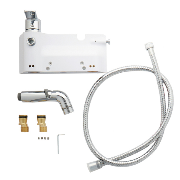 Гигиенический душ LEMARK встраиваемый хром, белый от магазина ЛесКонПром.ру