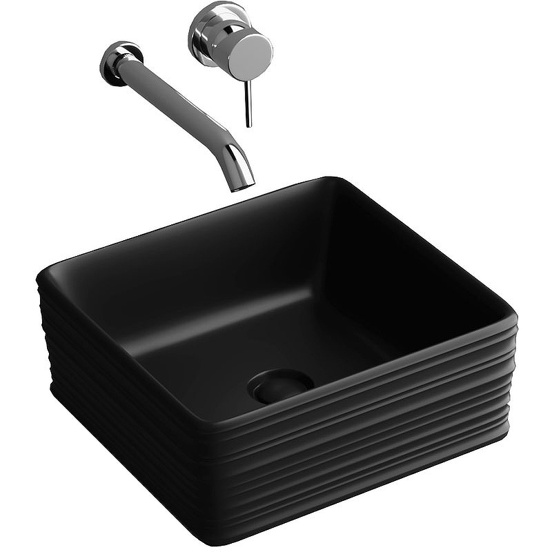 Раковина-чаша Grossman 40 GR-3026BM Черная матовая от магазина ЛесКонПром.ру