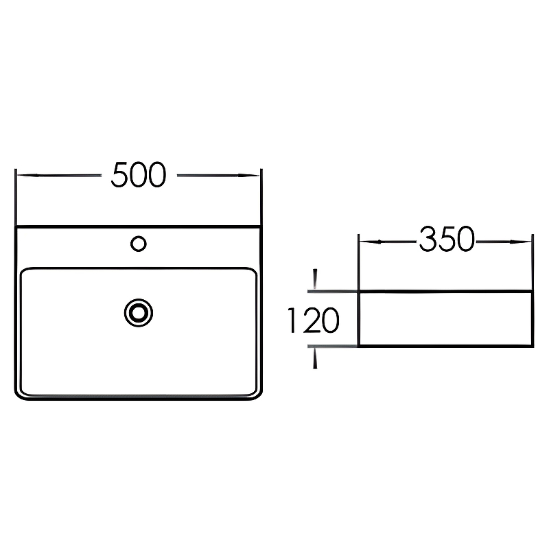 Раковина Comforty 50 7657D 00-00011951 Белая от магазина ЛесКонПром.ру