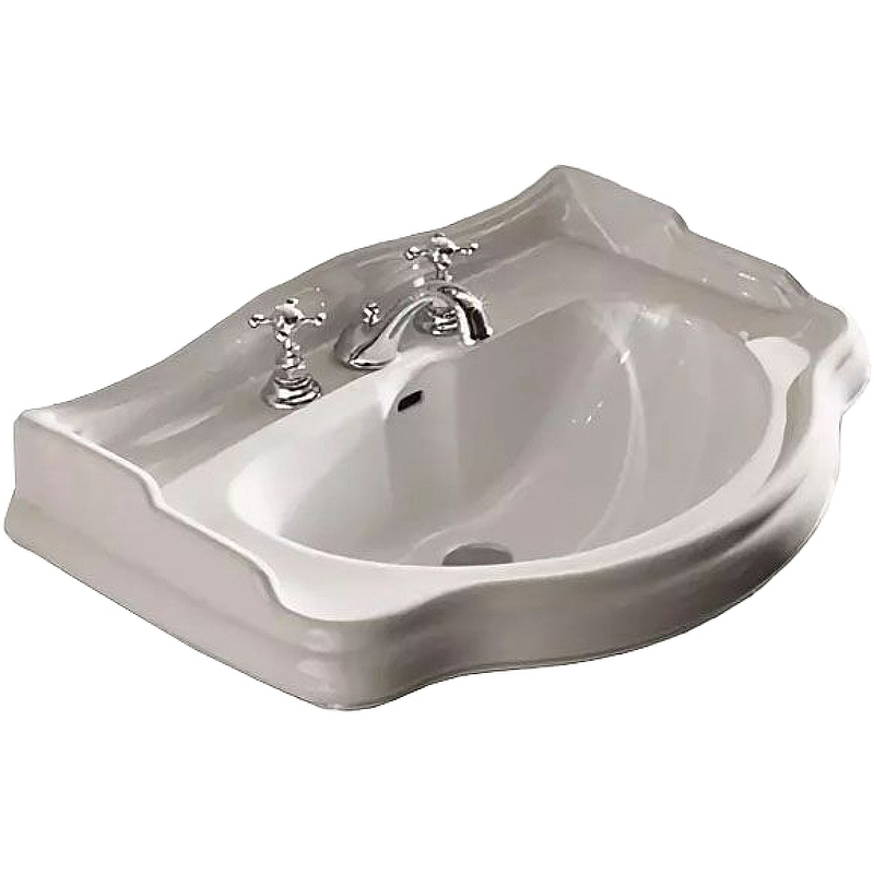 Раковина Kerasan Retro 73 104701*3 Белая от магазина ЛесКонПром.ру