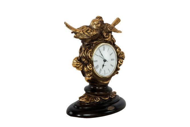 Часы настольные BOGACHO Нежность 18 см 80500764 от магазина ЛесКонПром.ру