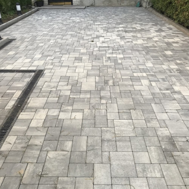 Плитка тротуарная Инсбрук Альпен Steinrus серая от магазина ЛесКонПром.ру