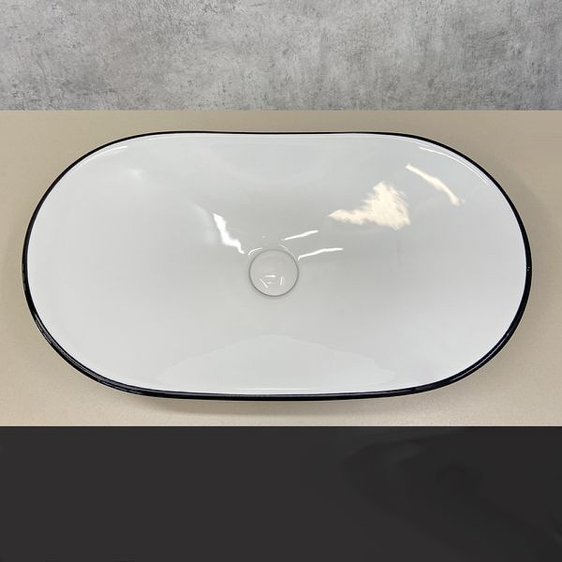 Раковина-чаша Comforty 62 7811ABW 00004139811 Черная Белая от магазина ЛесКонПром.ру