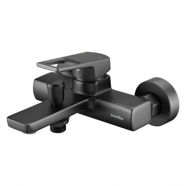Смеситель для ванны SWEDBE Kronos черный от магазина ЛесКонПром.ру