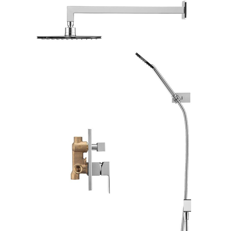 Душевая система Swedbe Platta 5540 Хром от магазина ЛесКонПром.ру