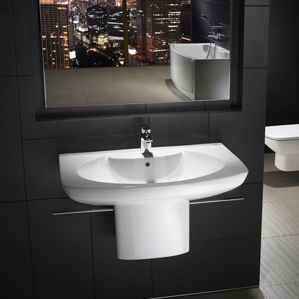 Раковина Roca Dama Senso 58 327512000 Белая от магазина ЛесКонПром.ру