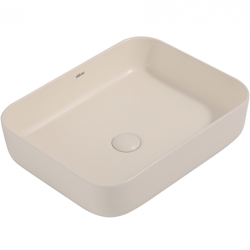 Раковина-чаша Abber Rechteck 50 AC2202MBE Светло-бежевая матовая от магазина ЛесКонПром.ру
