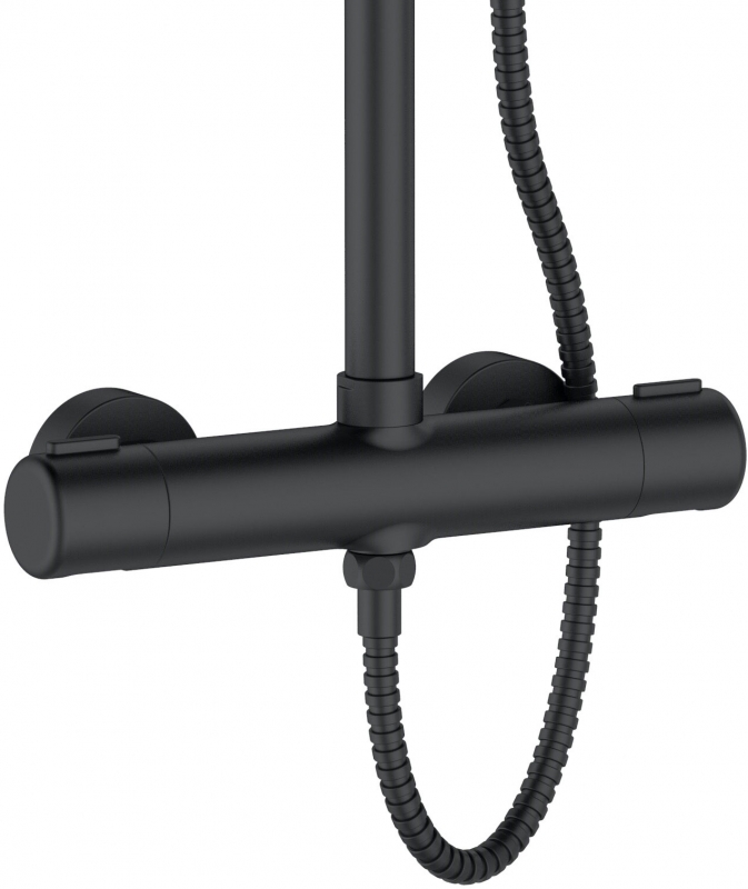 Душевая система Agger Thermo A2451244 Черная от магазина ЛесКонПром.ру
