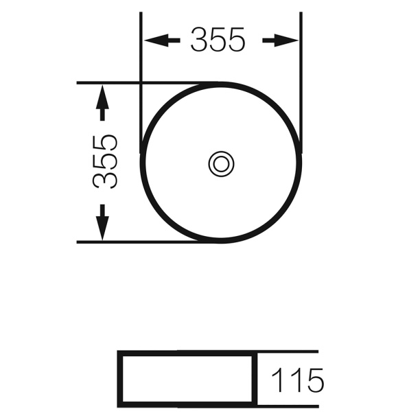 Раковина на столешницу GROSSMAN d35,5 см серебро от магазина ЛесКонПром.ру