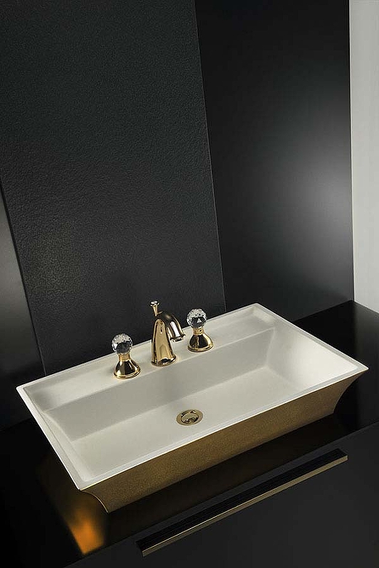 Раковина Boheme NeoArt Neoart 67 803 Золото Белая от магазина ЛесКонПром.ру