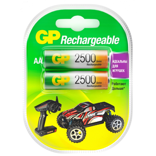 Аккумулятор GP AA(R6) 2500 mAh 2 шт от магазина ЛесКонПром.ру
