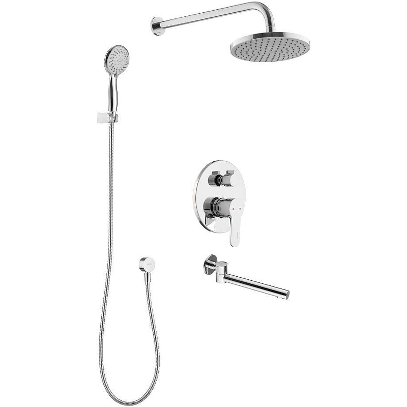 Душевая система Swedbe Platta 5544 Хром от магазина ЛесКонПром.ру