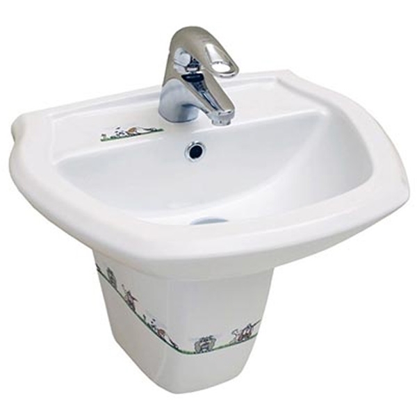 Раковина Serel Children 50 8701+8721 Белая от магазина ЛесКонПром.ру