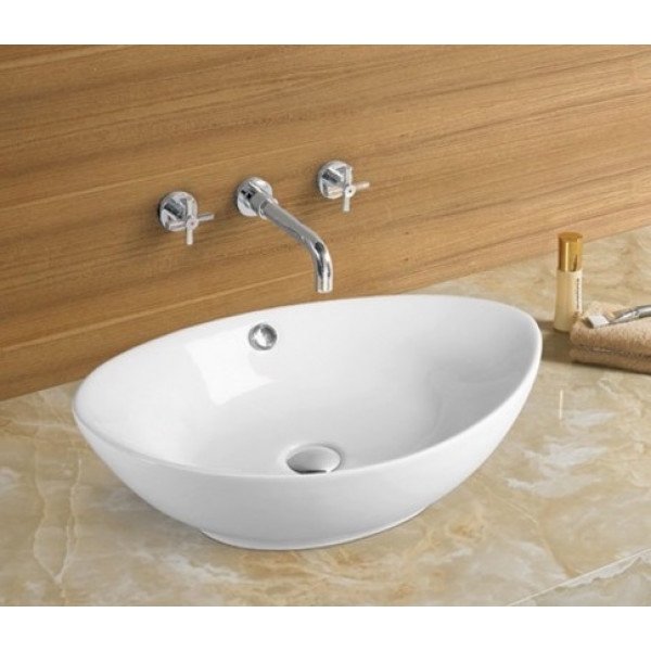 Раковина Melana 58 MLN-7027A (A247) Белая от магазина ЛесКонПром.ру