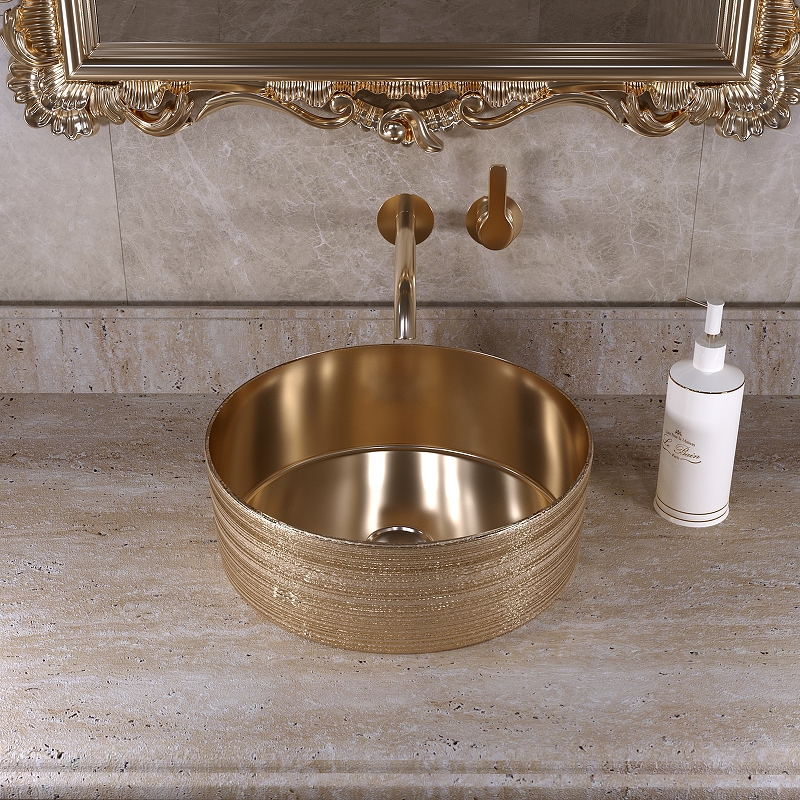 Раковина-чаша Grossman 35 GR-5010GG Золото от магазина ЛесКонПром.ру