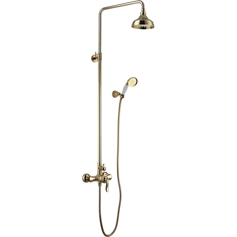 Душевая система Lemark Brava LM4760G Золото от магазина ЛесКонПром.ру