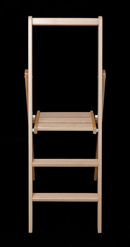 Стремянка деревянная Hoz-Block Батя 3 ступени Светлая (арт. СДБ-3С) от магазина ЛесКонПром.ру