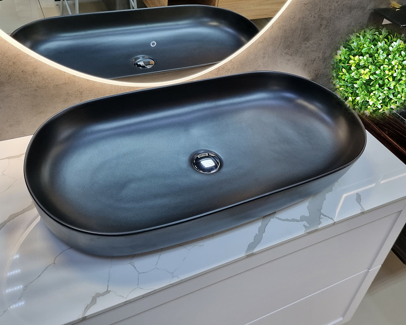 Раковина-чаша CeramaLux 80 78327MB Черная матовая от магазина ЛесКонПром.ру