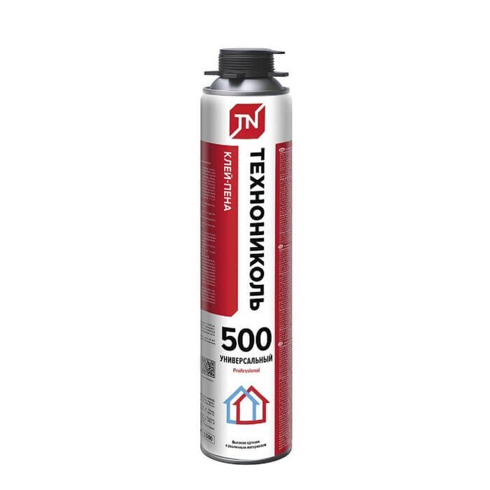 Клей-пена ТЕХНОНИКОЛЬ 500 PROFESSIONAL универсальный от магазина ЛесКонПром.ру