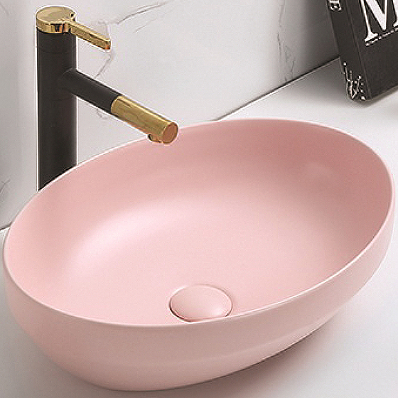 Раковина-чаша CeramaLux 50 78590MP Розовая матовая от магазина ЛесКонПром.ру