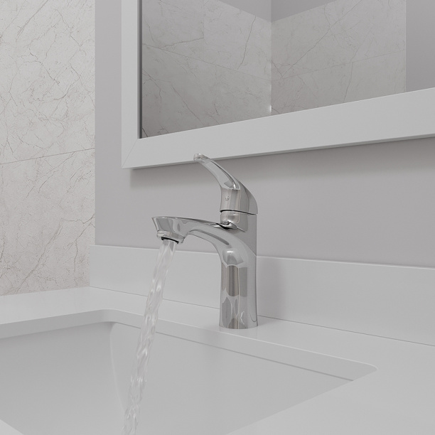 Смеситель для раковины LEMARK Agata хром от магазина ЛесКонПром.ру