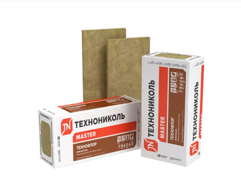 Плита минераловатная ТЕХНОНИКОЛЬ Технофлор Стандарт 1200х600х130 мм, 2 шт от магазина ЛесКонПром.ру
