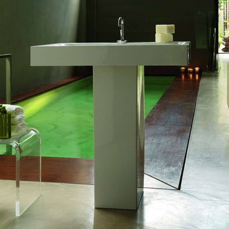 Раковина Kerasan Cento 80 353301*1 Белая от магазина ЛесКонПром.ру