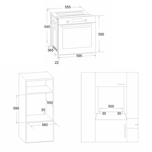 Электрический духовой шкаф Simfer B6EM14011 от магазина ЛесКонПром.ру
