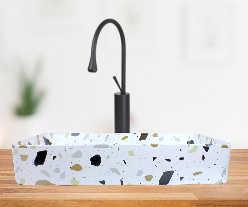 Раковина-чаша Bronze de Luxe 60 1061TR Терраццо от магазина ЛесКонПром.ру