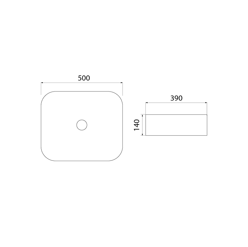Раковина-чаша Iddis Bridge 50 BRIBM05i27 Черная матовая от магазина ЛесКонПром.ру