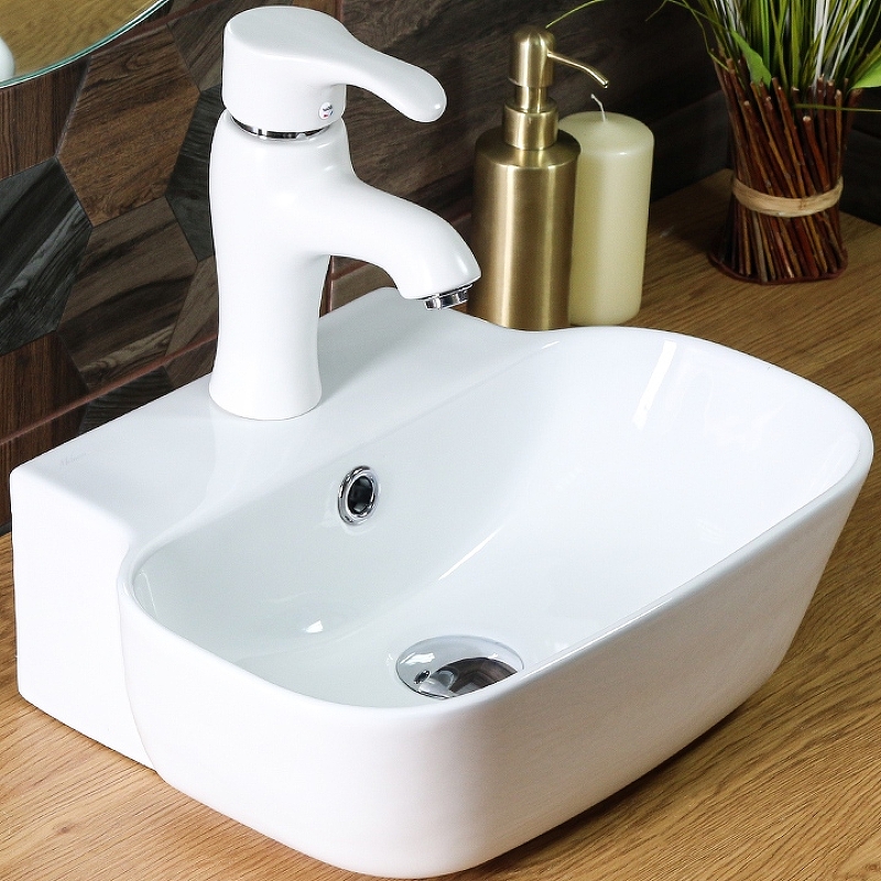 Раковина Melana 50 MLN-320308 Белая от магазина ЛесКонПром.ру