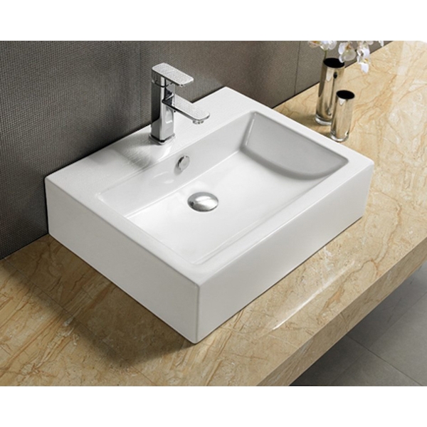 Раковина Melana 57 MLN-7005A Белая от магазина ЛесКонПром.ру