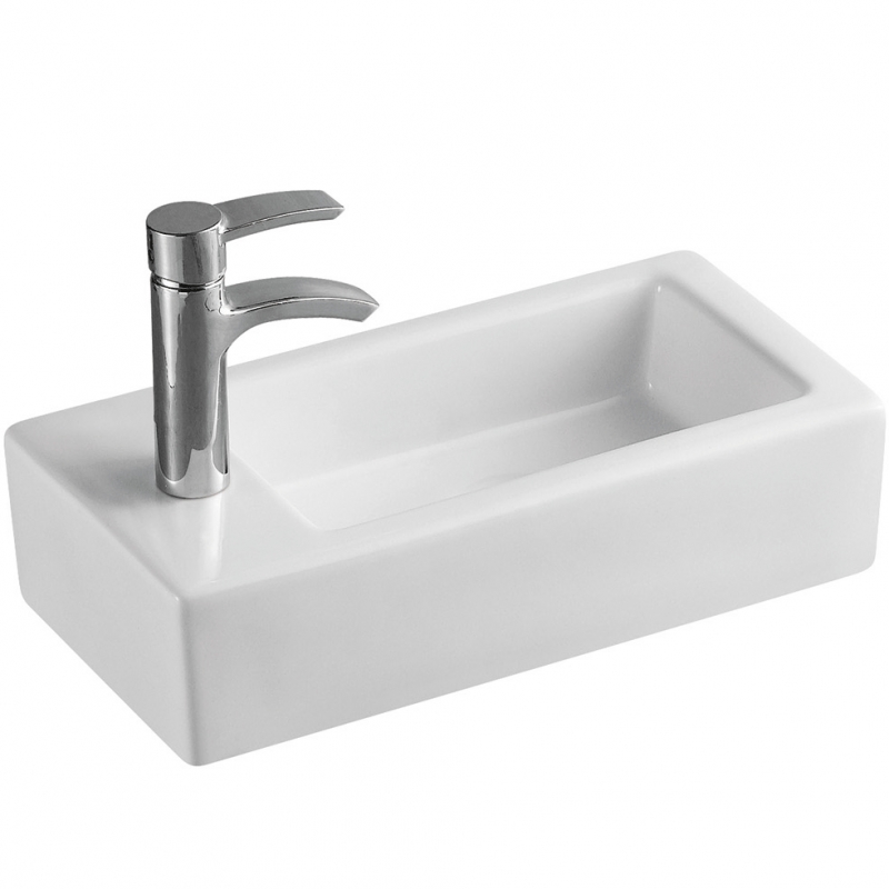 Раковина WeltWasser Aisbach 5092 L 37 10000003872 Белый глянец от магазина ЛесКонПром.ру