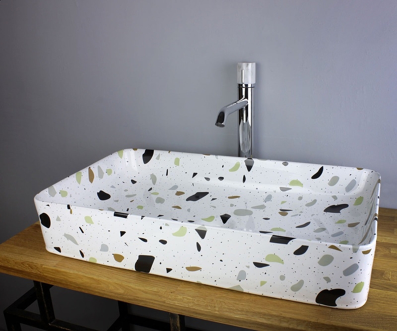 Раковина-чаша Bronze de Luxe 60 1061TR Терраццо от магазина ЛесКонПром.ру