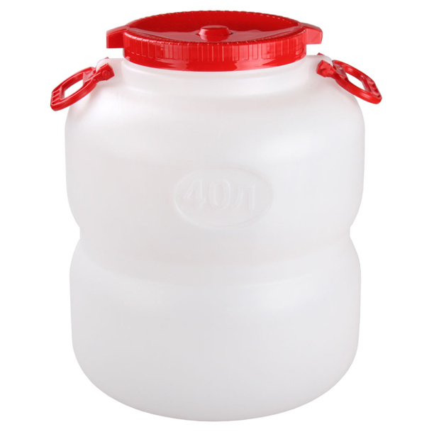 Бочка с крышкой и ручками Байкал 40 л от магазина ЛесКонПром.ру