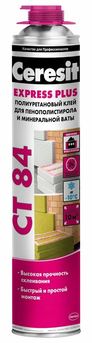 Клей полиуретановый Ceresit CT 84 850 мл от магазина ЛесКонПром.ру