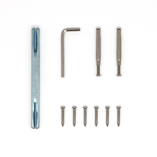 Ручки дверные NEODECO А52132 никель от магазина ЛесКонПром.ру